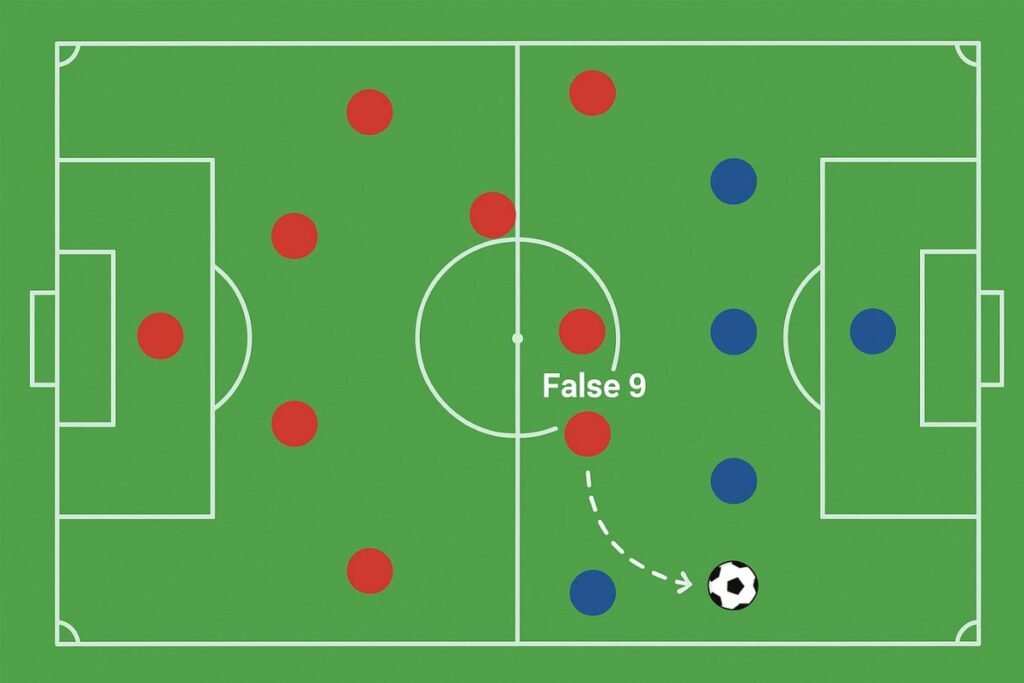 False 9 in Soccer